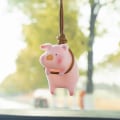 Pikkukuva 1 / 2: Taustapeilin tarvikkeet, söpö Swing Happy Pig Piggy Hang