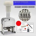 Miniatyrbillede 2 af 5: Automatisk koder 4-cifret nummermaskine Produktionsdato Manuel koder Nummereringsfremføringsmaskine Hurtigttørrende blæk sort White
