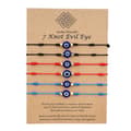 Miniatyrbild 1 av 5: [HT]6 st/set Evil Eye Armband Lycklig 7 Knutar type3