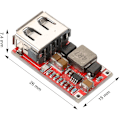 Pikkukuva 4 / 5: DC DC Buck -muunnin Asennusmoduulin power Step-up-moduuli DC3-15 V - 5 V säädettävä jännitteensäädin