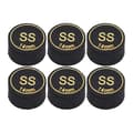 6st Pool Cue Tips Professionell Multi Layers Biljard Pool Cue Tips Ersättning för Pool Cue och Snooker 14mm SS