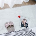 Pikkukuva 3 / 5: Ylellinen pehmeä lampaannahkainen tekoturkis yöpöytämatto
