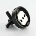 Miniatyrbillede 4 af 5: Hardware til badeværelset knage i rustfrit stål (sort knage-4 stk),