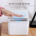 Miniatyrbillede 4 af 5: Smart induktionsspand til opbevaring af biler til kontoraffald (4L hvid (batteriversion))