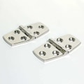 Miniatyrbillede 5 af 5: 4 stk 38*76 rustfrit stål 316 trapezformet seks-hullers foldehængsel foldehængsel hardware bådhængsel，Til boligmøbler,