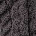 Pikkukuva 5 / 5: Talven lämpimät neulotut sormettomat käsineet käsin virkatut peukalonreikä käsivarsien lämmittimet lapaset Dark Gray*Brown