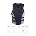 Miniatyrbillede 3 af 5: Redningsvest sort vest flydevest (L)