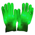 Miniatyrbillede 2 af 4: Led Blinkende Handsker Glød 7 Modes Lyser Fingerbelysning Dans Rave Party Børn Green