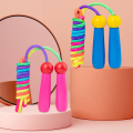 Miniatyrbild 2 av 3: pojke flicka hopprep 2-delat set med justerbart barnhopprep