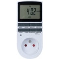 Miniatyrbilde 2 av 5: Digital programmerbar stikkontakt, daglig/ukentlig digital timer, strømuttaksplanlegger med LCD-skjerm og tyverisikring
