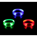Miniatyrbillede 4 af 4: led lysende silikone lysende armbånd bar cheer rekvisitter koncertbeslag flash armbånd (blå knap model)