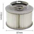Miniatyrbilde 2 av 5: 2 STK patronfilter MSPA FD2089 Spa Spas Del Sil Erstatning Oppblåsbart svømmebassengverktøy Universal Round