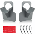 Miniatyrbillede 1 af 5: Sæt med 2 poolslangeholder, pooladapter, gråt pooltilbehør, til poolslanger inden for 38 mm，Fonepro