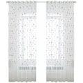 Miniatyrbilde 1 av 5: Rene voile vindusgardiner Soveromsgardinring Topp brodert Star And Moon Stue (2 Peneler, 39''Bx78''L), Rosa