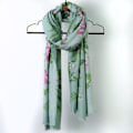 Miniatyrbild 3 av 4: Fringed imitation Cashmere Dam höst Vinter Scarf Filt Wrap Sjal Stole Varm Mjuk Broken rose pollen 190*65CM
