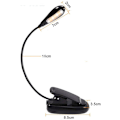 Pikkukuva 5 / 5: 14 valoa 9 vaihdetta 1.2 valonlähde power led lukulamppu lataussilmäsuojaimet musiikkiteline valo, lukemiseen, lighti