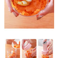 Pikkukuva 3 / 4: Vaaleanpunainen sähköinen munavatkain Kotikeittiön johdoton lihamylly Blender Blender Pieni ladattava valkosipuli survin