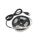 Miniatyrbilde 1 av 5: LED fargerik lysstripe USB fargebakgrunnslysstripe (3 meter + kontroller + 24 taster fjernkontroll)