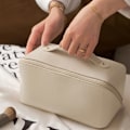 Miniatyrbillede 5 af 5: Bærbar makeuptaske til rejser, makeuptaske Milk white