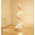 Pikkukuva 3 / 5: Himmennettävä LED-kierrepöytälamppu – 18 W:n silmäsuojaus, kaareva LED-vuodelamppu (lämmin valkoinen) [energialuokka A] (musta)