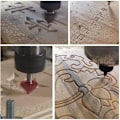 Miniatyrbilde 5 av 5: 6 stk 60° 90° 120° rett V rillekutter 8 mm skaft 3D Trebearbeiding V rillekutter CNC graveringskutter