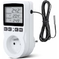 Miniatyrbillede 1 af 5: Termostatstik, digital timer-stik, digital programmerbar stikkontakt med sonde, programmerbar digital timer, opvarmning