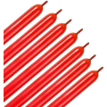 Miniatyrbilde 1 av 5: Lang matt makron stripe ballong rød ballong stripe 100,