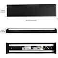 Miniatyrbillede 4 af 5: Indendørs væglampe, 36 cm 2-pak 12W LED-væglampe 6000K øjenbeskyttelse Enkel og moderne til soveværelse, stue, køkken, D