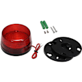 Miniatyrbillede 4 af 5: Kablet Alarm Strobe Signal Sikkerhed Advarsel LED Blinker Vandtæt 12V 120mA Sikker sikkerhed for Alarm System, Rød, Rød