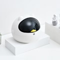 Miniatyrbillede 8 af 11: Skrivebordsaffaldsspand Sød form til hjemmet Space Cat Black