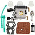 Miniatyrbilde 1 av 5: Gressklipperdeler Forgasser STIHL FS55 FS45 FS46
