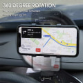 Miniatyrbilde 3 av 5: [Sort dashbord] Multifunksjonell bilmobiltelefonholder Roterende navigasjonsbrakett