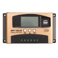 Solar Charge Controller MPPT Solar Charge Controller Solpanelsregulator med LCD-skärm Parameter Justerbar Guld 100A
