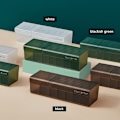 Miniatyrbilde 2 av 5: Skrivebords datakabel oppbevaringsboks (veske, oppbevaringsboks * 1) svart 1