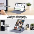 Miniatyrbillede 2 af 5: Etui til Lenovo Tab M11/Xiaoxin Pad 11 2024 PU+Akryl Tablet Stand-cover med Bluetooth-tastatur Multicolor Multicolor Style E