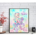 Pikkukuva 3 / 5: Unicorn Mermaid Diamond (pyöreä timantti 30x40cm)