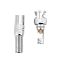 Miniatyrbillede 7 af 8: 10-pak Spring End BNC Han-stikkontakt Adapter - Skrue Type til RG59 Koaksialt CCTV Kameraer