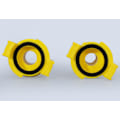 Miniatyrbillede 3 af 4: Vandrør Slange Vanding Blomst Universal Quick Connector Universal 25 Rør Variabel diameter Vandslange Plast Quick Connector (4 Point (1/2)),