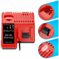 Miniatyrbillede 3 af 5: M12-18C Li-Ion batterioplader til Milwaukee 12V 14,4V 18V C1418C 48-11-1815/1828/1840 M18 M14 M12 lithiumbatteri