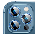 Miniatyrbilde 3 av 5: Passer for Apple 13promax diamond eagle eye linse, iPhone12promax metallkamerabeskyttelsesfilm (lysegrønt diamantmønster (1), 12promax),