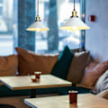 Miniatyrbillede 3 af 4: 3x Retro Pendel Industriel Design E27 Ø 26cm, Pendel Loftslampe Jern Lysekrone Hængelampe til Soveværelse Kitc