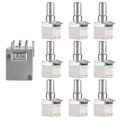 Miniatyrbillede 5 af 8: 10-pak Volumenkontrol Knapper til Motorola To-vejs Radioer CP040/CP140/CP160/CP180