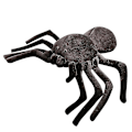 Miniatyrbilde 5 av 5: Sort edderkopp plysj dekorative store øyne Tarantula utstoppet leketøy