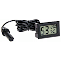 Miniatyrbillede 4 af 5: Pakke Mini elektronisk digital temperatur- og luftfugtighedsmåler Indendørsmåler Termometer Hygrometer LCD-skærm Fahrenheit