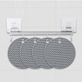 Miniatyrbilde 3 av 5: Rund silikon honeycomb Coaster med isolasjonspute (Nordic Grey Diameter 18cm 4stk)