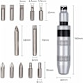 Miniatyrbild 3 av 5: 13 stycken 1/2&quot; Impact Driver Heavy Duty Hex Cross Cut Bit Set