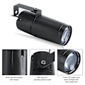 Miniatyrbillede 2 af 4: TOM LED RGB 3-IN-1 Floodlight Pin Spotlight, scenebelysning med burdock-stråle og IR-fjernbetjening,