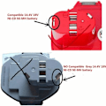 Miniatyrbillede 5 af 5: NI-CD & NI-MH Batterioplader til Makita Charger DC18RA, DC18SE, DC1414 Batteri 7.2V-18V Udskiftningsbatteri til elværktøj