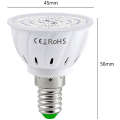 Miniatyrbild 1 av 5: LED-lampa för inomhusväxtodling Röd och blå spektrum LED-växtlampor E14 Hydroponisk plantodlingslampa Succulent Flo