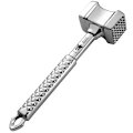 Miniatyrbillede 3 af 10: Kødtenderizer Hammerværktøj/pund til mørning af oksekød oksekød fjerkræ Dobbeltsidet værktøj i rustfrit stål Køkkenudstyr Loose meat hammer
